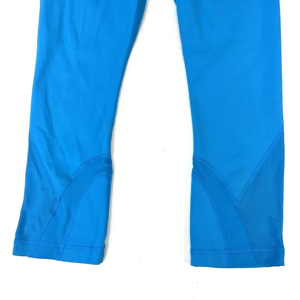 Lululemon Run Inspire Crop II Beach Blanket Blue Wee Are From Space Aquamarine 6